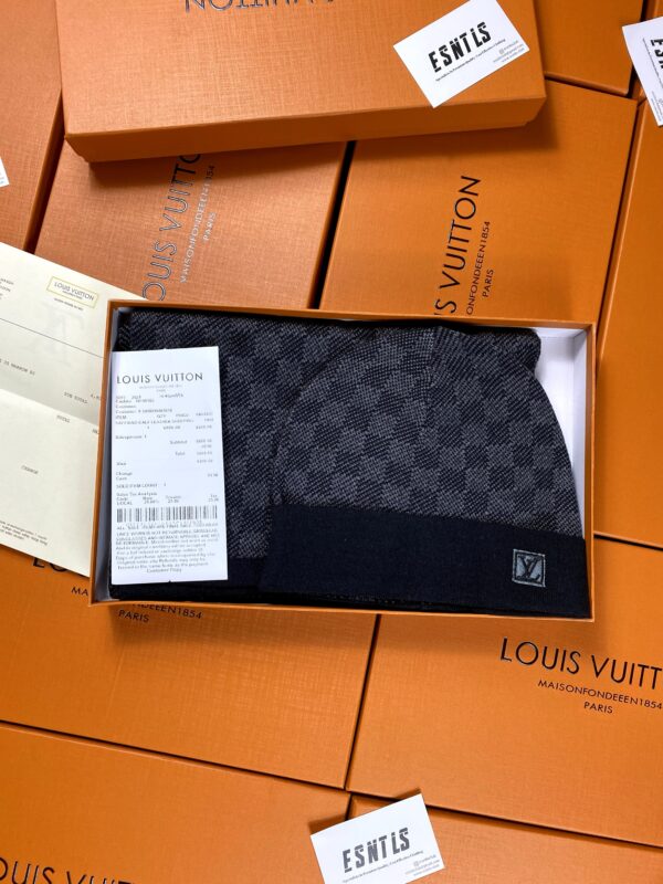 L Hat & scarf set - Black